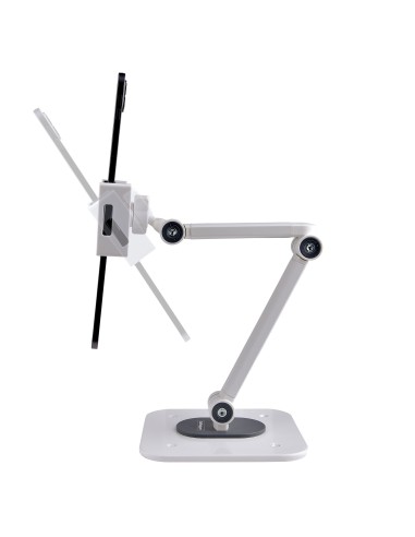 Soporte Ajustable de Sobremesa para Tablet - de Montaje en Pared - 1kg de Capacidad - Base Ergonómica Ajustable para Tablet - c