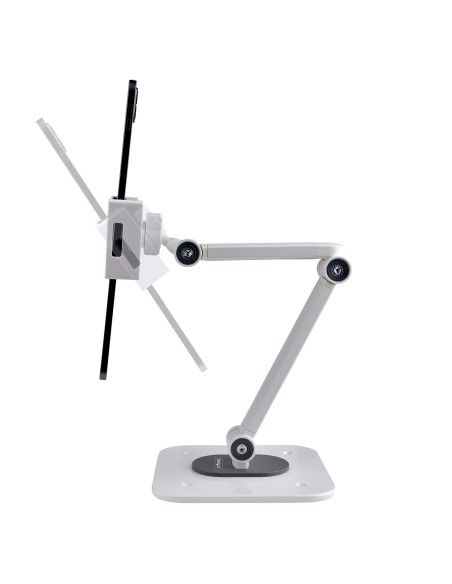 Soporte Ajustable de Sobremesa para Tablet - de Montaje en Pared - 1kg de Capacidad - Base Ergonómica Ajustable para Tablet - c
