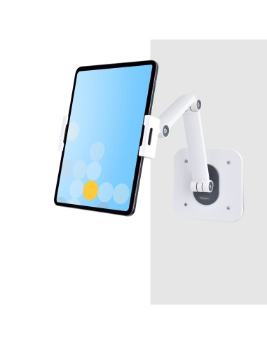 Soporte Ajustable de Sobremesa para Tablet - de Montaje en Pared - 1kg de Capacidad - Base Ergonómica Ajustable para Tablet - c