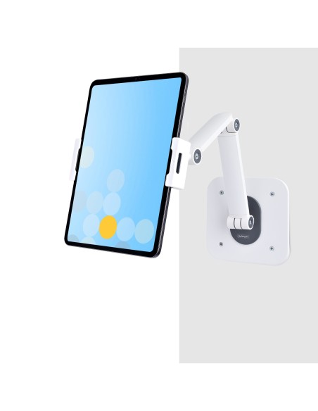 Soporte Ajustable de Sobremesa para Tablet - de Montaje en Pared - 1kg de Capacidad - Base Ergonómica Ajustable para Tablet - c