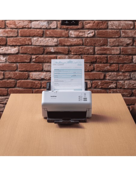 ADS-4300N escaner Escáner con alimentador automático de documentos (ADF) 600 x 600 DPI A4 Negro, Blanco