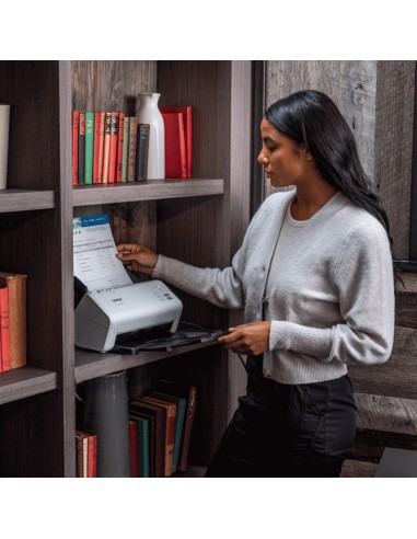 ADS-4300N escaner Escáner con alimentador automático de documentos (ADF) 600 x 600 DPI A4 Negro, Blanco