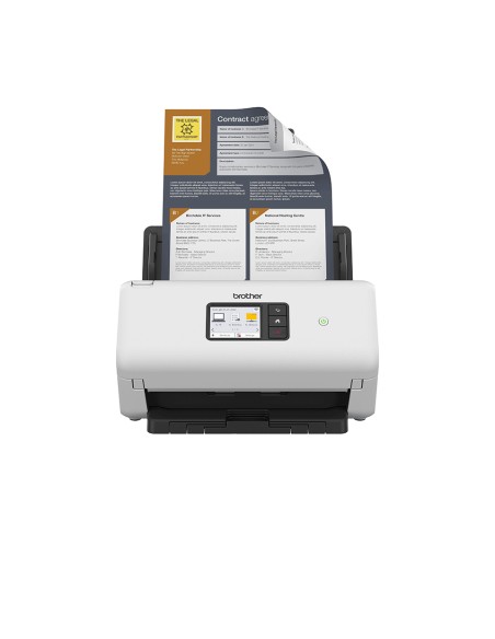 ADS-4500W escaner Escáner con alimentador automático de documentos (ADF) 600 x 600 DPI A4 Negro, Blanco