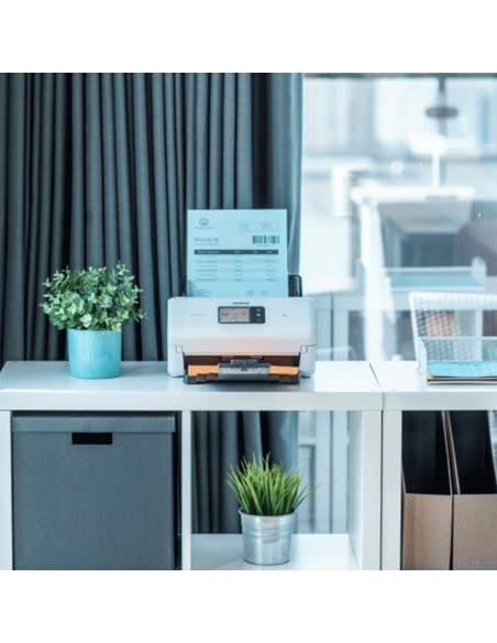 ADS-4500W escaner Escáner con alimentador automático de documentos (ADF) 600 x 600 DPI A4 Negro, Blanco