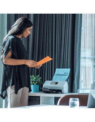 ADS-4500W escaner Escáner con alimentador automático de documentos (ADF) 600 x 600 DPI A4 Negro, Blanco