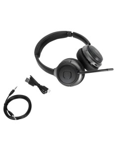 AEH104GL auricular y casco Auriculares Inalámbrico y alámbrico Diadema Llamadas/Música USB Tipo C Bluetooth Negro 2