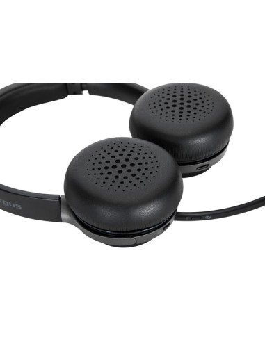 AEH104GL auricular y casco Auriculares Inalámbrico y alámbrico Diadema Llamadas/Música USB Tipo C Bluetooth Negro