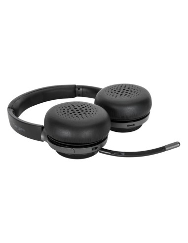AEH104GL auricular y casco Auriculares Inalámbrico y alámbrico Diadema Llamadas/Música USB Tipo C Bluetooth Negro