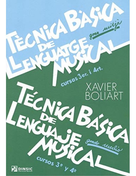 TECNICA BASICA DE LLENGUATGE MUSICAL 3R 4T