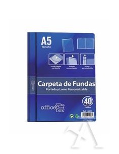 CARPETA 40 FUNDAS A5 PERSONALIZABLE
