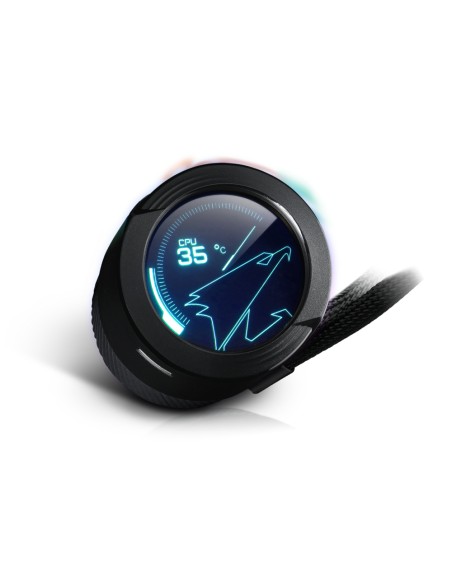 AORUS WATERFORCE X 240 sistema de refrigeración para ordenador Procesador Sistema de refrigeración líquida todo en uno 12 cm Ne