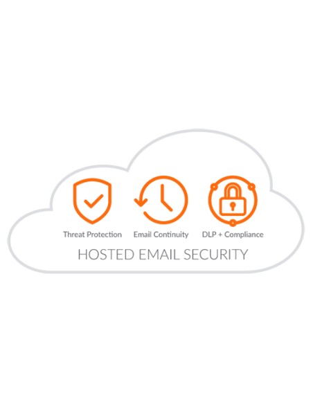 Hosted Email Security Essentials 1 licencia(s) Licencia 1 año(s)