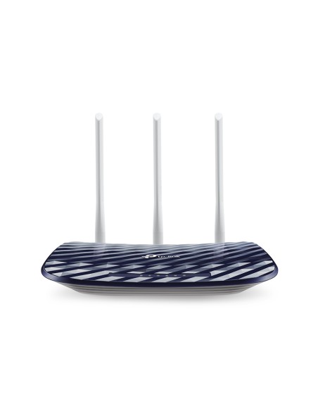 AC750 router inalámbrico Ethernet rápido Doble banda (2,4 GHz / 5 GHz) Negro, Blanco
