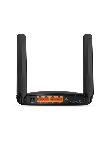 Archer MR200 router inalámbrico Ethernet rápido Doble banda (2,4 GHz / 5 GHz) 4G Negro