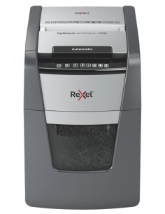 AutoFeed+ 100M triturador de papel Corte cruzado 55 dB 22 cm Negro, Gris