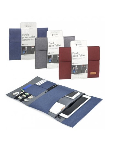 FUNDA TABLET VENTURE 10.1 BOLSILLO Y SOLAPA AZUL CARCHIVO 23210009