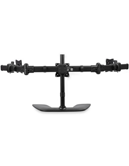 Brazo de Soporte VESA Articulado de 3 Monitores hasta de 27 Pulgadas - Base para Monitores de Ordenador