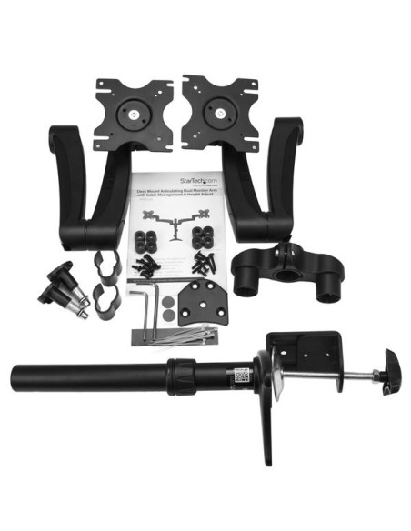 Soporte con Brazos Articulados para Dos Monitores