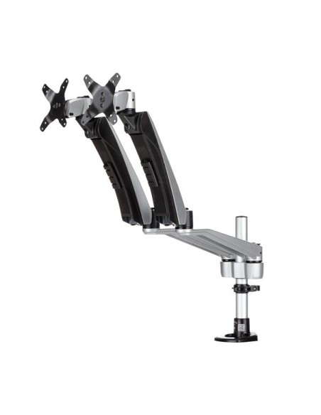 Soporte para Dos Monitores con Brazos Móviles - Apilable