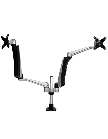 Soporte para Dos Monitores con Brazos Móviles - Apilable