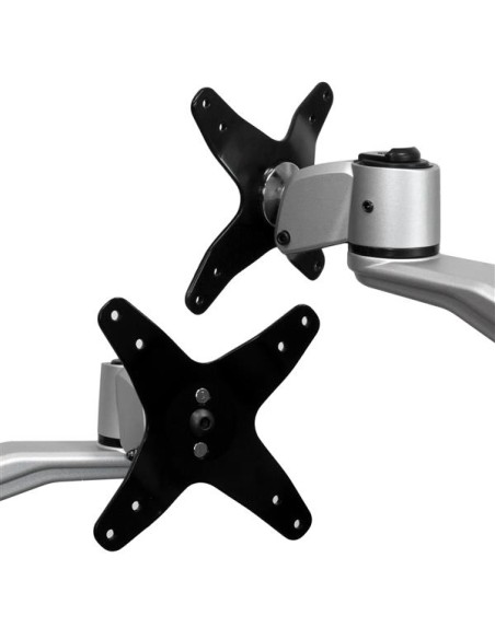 Soporte para Dos Monitores con Brazos Móviles - Apilable