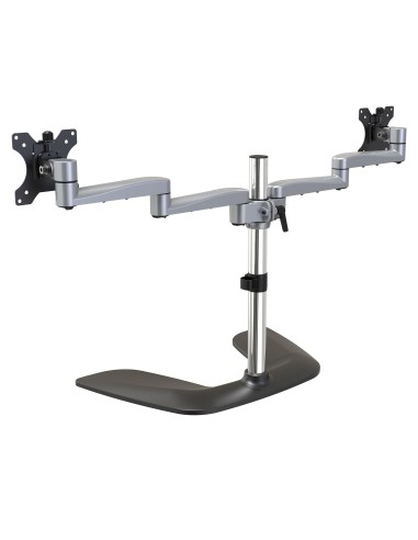 Soporte VESA de Escritorio para Dos Monitores - Soporte Ergonómico para Pantallas hasta 32" con Montaje VESA - Soporte Articula