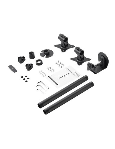 Base de Soporte Vertical VESA Ajustable para Dos Monitores de hasta 27 Pulgadas