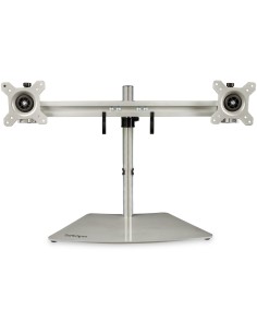 Soporte VESA para 2 Monitores - Soporte Ergonómico de Sobremesa para 2 monitores de 24" con Montaje VESA - con Base Independien