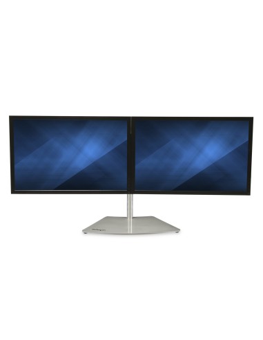Soporte VESA para 2 Monitores - Soporte Ergonómico de Sobremesa para 2 monitores de 24" con Montaje VESA - con Base Independien