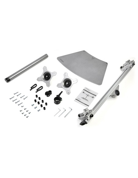 Soporte VESA para 2 Monitores - Soporte Ergonómico de Sobremesa para 2 monitores de 24" con Montaje VESA - con Base Independien