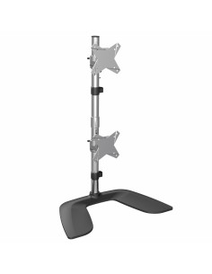 Soporte VESA para 2 Monitores de hasta 27" - Base para Monitor Ergonómica de Sobremesa - de Montaje para 2 Monitores Apilados V