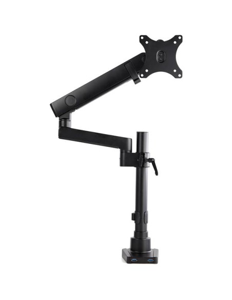 Brazo de Soporte para Monitor - Articulado - con 2 Puertos USB 3.0 - Premium