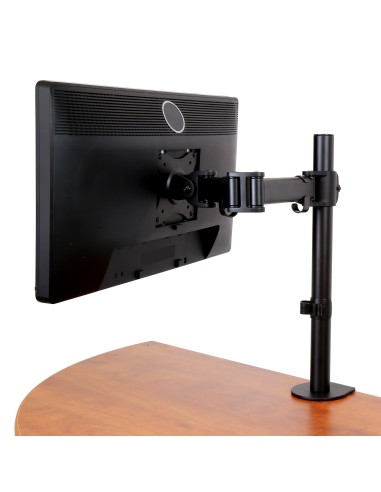 Soporte VESA de Sobremesa para 1 Monitor - Base para Pantallas VESA de hasta 34" con Mástil Articulado - Altura Ajustable - de 