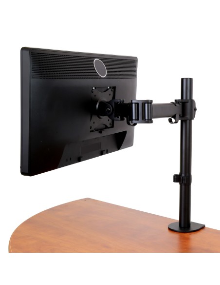 Soporte VESA de Sobremesa para 1 Monitor - Base para Pantallas VESA de hasta 34" con Mástil Articulado - Altura Ajustable - de 