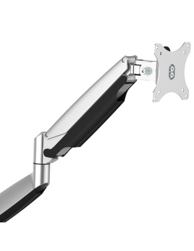 Brazo Ergonómico de Escritorio para Monitor VESA hasta 9kg - de Servicio Pesado - Movimiento Total, Altura Ajustable y Articula