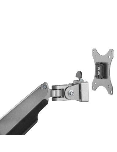 Brazo Ergonómico de Escritorio para Monitor VESA hasta 9kg - de Servicio Pesado - Movimiento Total, Altura Ajustable y Articula