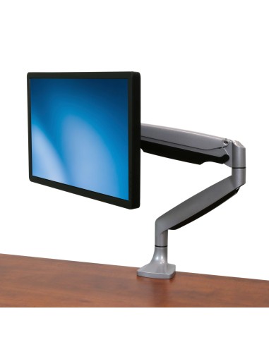Brazo Ergonómico de Escritorio para Monitor VESA hasta 9kg - de Servicio Pesado - Movimiento Total, Altura Ajustable y Articula