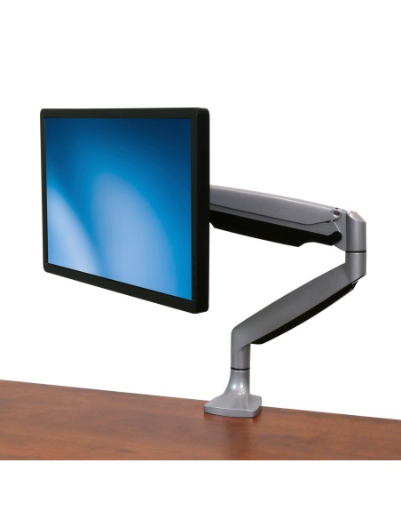 Brazo Ergonómico de Escritorio para Monitor VESA hasta 9kg - de Servicio Pesado - Movimiento Total, Altura Ajustable y Articula