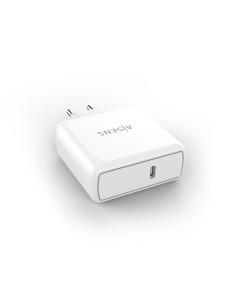 Cargador PD3.0 QC3.0 1 Puerto 1xUSB-C 60W, Blanco 2