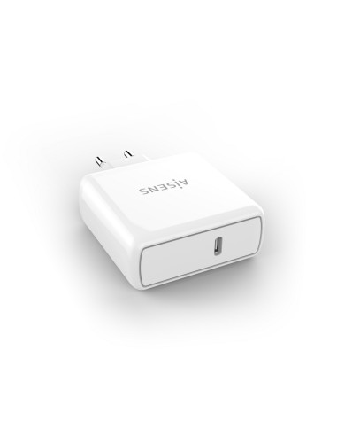 Cargador PD3.0 QC3.0 1 Puerto 1xUSB-C 60W, Blanco