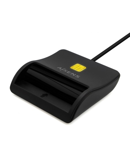 Lector De Tarjeta Inteligente DNI, USB-C, Negro
