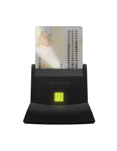 Lector de Tarjeta Inteligente DNI, Negro