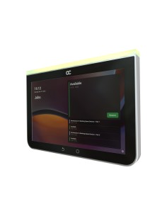 RX PANEL Touch Scheduler for Microsoft T Sistema de gestión de servicio de vídeoconferencia Negro