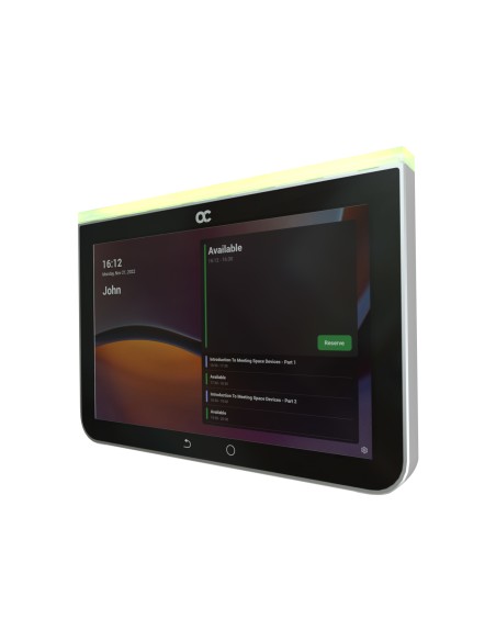 RX PANEL Touch Scheduler for Microsoft T Sistema de gestión de servicio de vídeoconferencia Negro