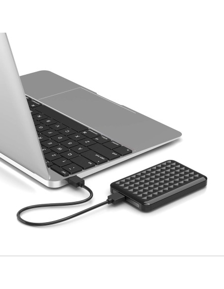 Caja Externa 2,5? 9.5mm SATA a USB3.0/USB3.1 Gen1, Negra