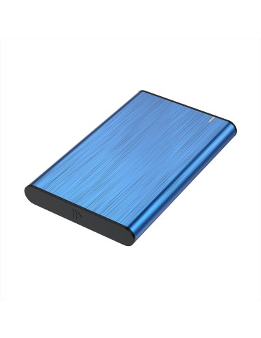 Caja Externa 2,5" ASE-2525BLU 9.5mm SATA a USB 3.0/USB3.1 Gen1, Azul
