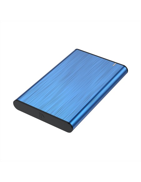 Caja Externa 2,5" ASE-2525BLU 9.5mm SATA a USB 3.0/USB3.1 Gen1, Azul
