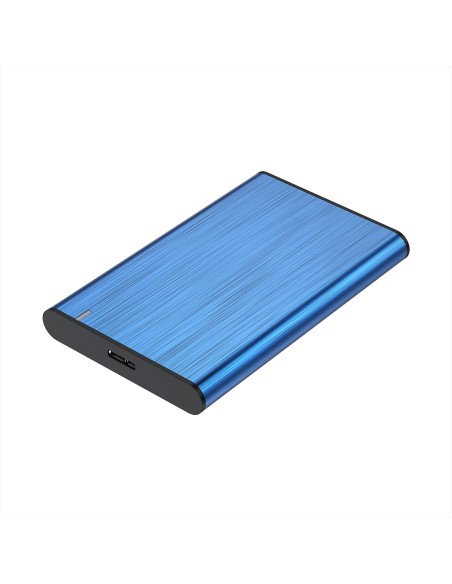 Caja Externa 2,5" ASE-2525BLU 9.5mm SATA a USB 3.0/USB3.1 Gen1, Azul