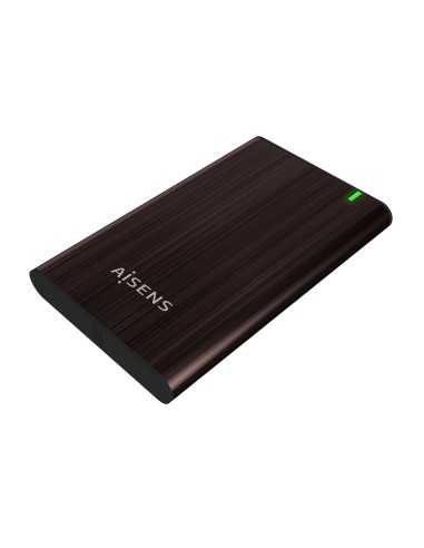 Caja Externa 2.5" ASE-2525BWN 9.5 mm SATA A USB 3.0/USB 3.1 Gen1, Marron
