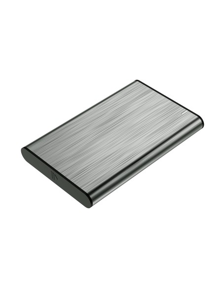Caja Externa 2.5" ASE-2525GR 9.5mm SATA A USB 3.0 / USB 3.1 Gen1, Gris